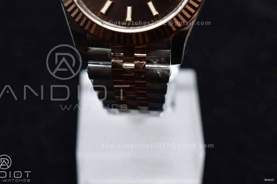 Brown RG VSF on 904L Bracelet 126331 Jubilee Steel SS 1:1 41 DateJust Dial VS3235 Edition Best 0310